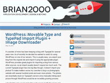 Tablet Screenshot of brian2000.com